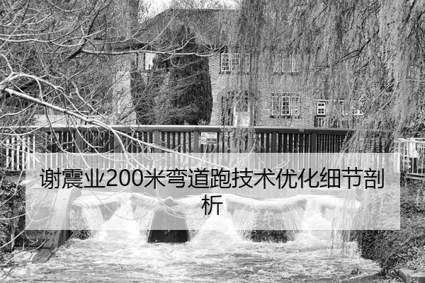 谢震业200米弯道跑技术优化细节剖析